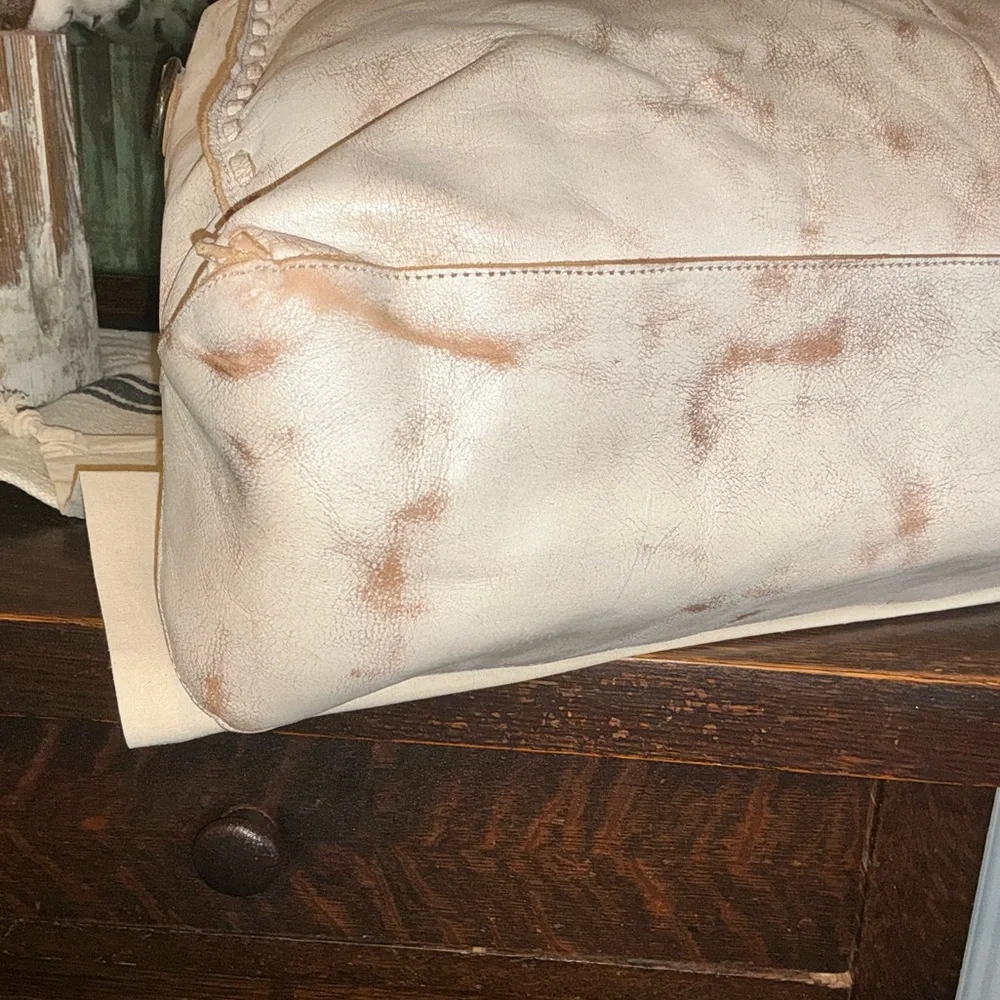 NWT Bed Stu Leather Rockaway Shoulder Crossbody Bag Tote Nectar Lux MSPR $345 - Picture 9 of 15